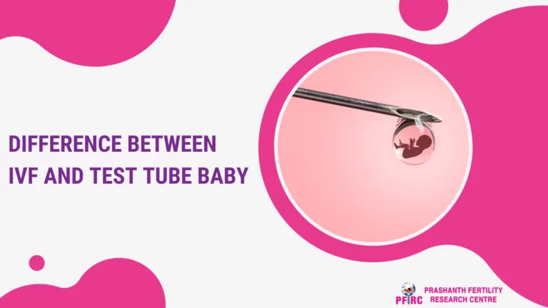 Difference between IVF and test tube baby