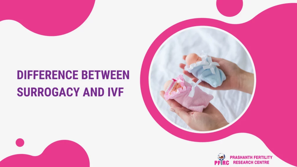 difference between surrogacy and ivf