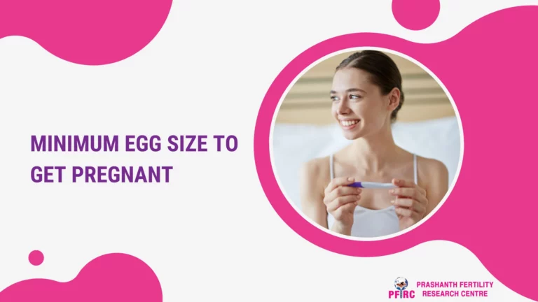 Minimum Egg Size to Get Pregnant
